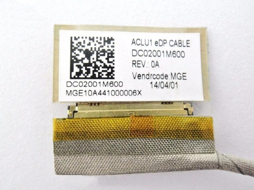 Imagen 3 de 3 de Cable Flex Video Lenovo G40-30 G40-45 Z40-70 Dc02001mg00