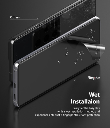 Imagen 5 de 10 de Film Easy Flex S21 Ultra Samsung Galaxy Ringke Pack X2