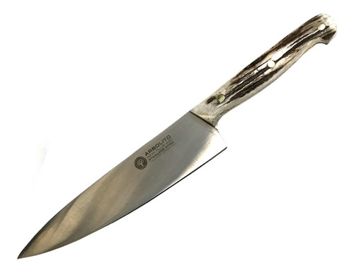 Cuchillo Arbolito Inox Plus 440 Hoja 20cm Cabo Hueso + Vaina