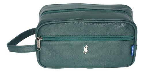 Sobaquera Neceser Para Caballero 004 / Polo Guy Color Verde Oscuro