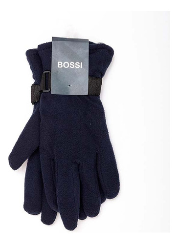 Guantes Bossi Doble Polar Invierno Ajuste En Puño Unisex