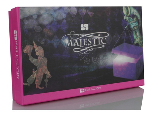 Polvo Acrílico Majestic Collection Nail Factory 15 Tonos Color Random