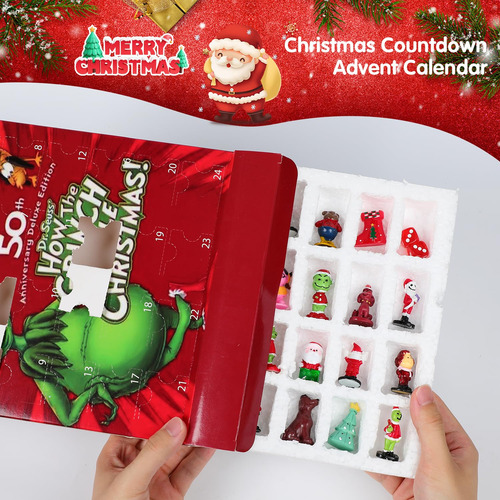 Calendario Adviento Navidad 2024 24 Figuras Elfo Mmg