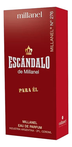 Perfume Millanel N°276 Escandalo Para El-  Edp Masculino60ml
