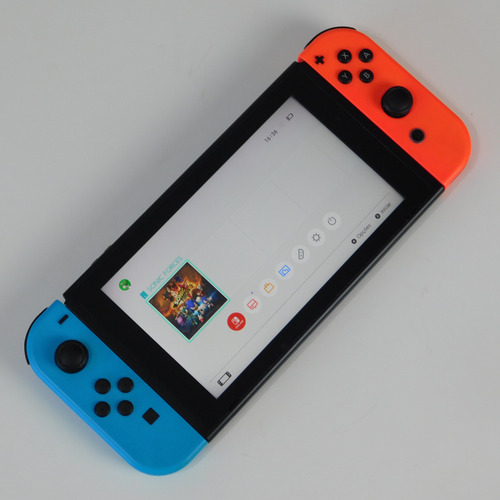 Nintendo Switch V2 Standard Cor Vermelho E Preto Preto (Usado)