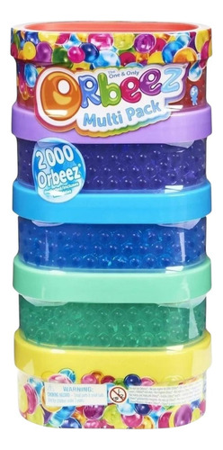 Orbeez 2000 Bolitas De Gel En 5 Contenedores De Colores Multicolor