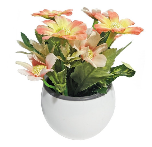 Planta Artificial Flor Con Maceta Colores M11 - Sheshu Home