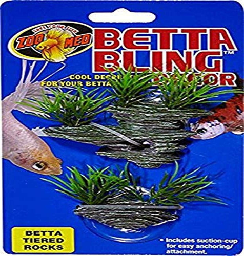 78074 Betta Bling Tiered Rocks, Negro