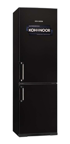 Heladera Kohinoor Kgb 4094 Con Freezer Negra 368 Lts. Dacar