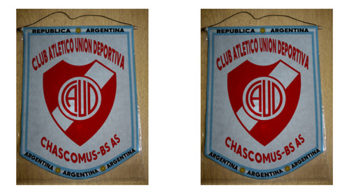 Banderin Chico 13cm Club Union Deportiva Chascomus