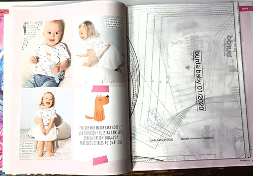 Revista Burda Especial Bebes Enero 2020 Nueva C/patrones.