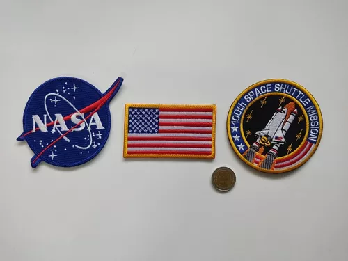 Kit Parches Bordados Nasa Y Misiones Espaciales Astronauta