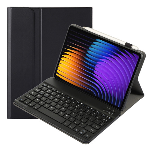 Capa De Teclado Preta Para Xiaomi Pad 7/7 Pro 11,2 Polegadas