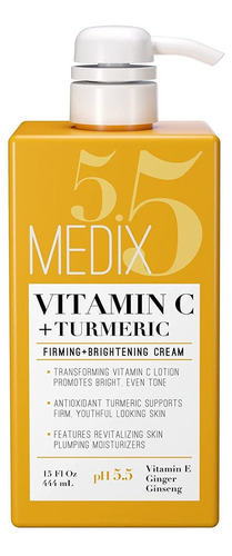 Medix 5.5 Crema De Vitamina C Con Cúrcuma Para Rostro Y Cuer