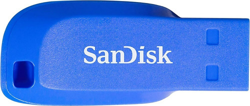 Imagen 2 de 3 de Memoria Usb Sandisk Cruzer Blade 32gb 2.0 Llavero Blue