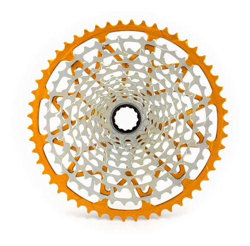 Casette Garbaruk 12sp Sram Xd Freehub 10-52t Orange Mtb New