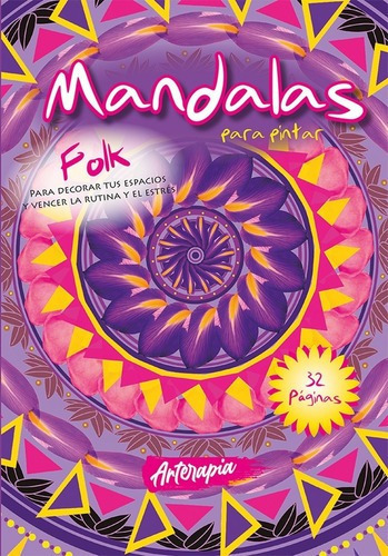 Libro Para Colorear Mandalas - Folk 