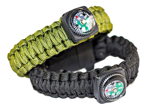 Pulsera Táctica Militar Paracord De Supervivencia