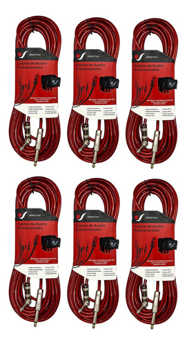 Venetian Agc066 Cable Plug/plug L 6 Metros Combo X6 Unidades
