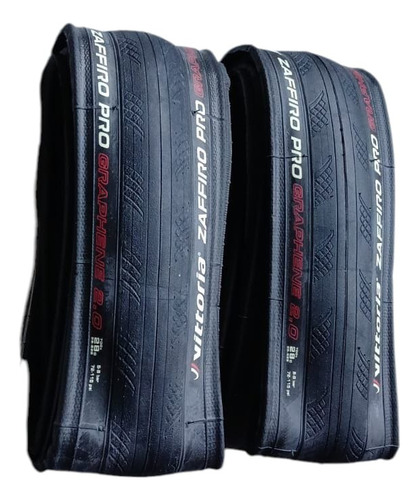 Par Cubiertas 700x28 Vittoria Zaffiro Pro Grafeno Kevlar Negro