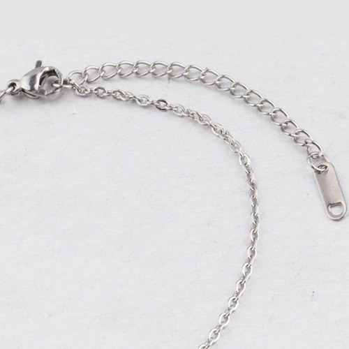 Collar Pulsera Extensor Cadena Acero Inoxidable Cadena Cuba