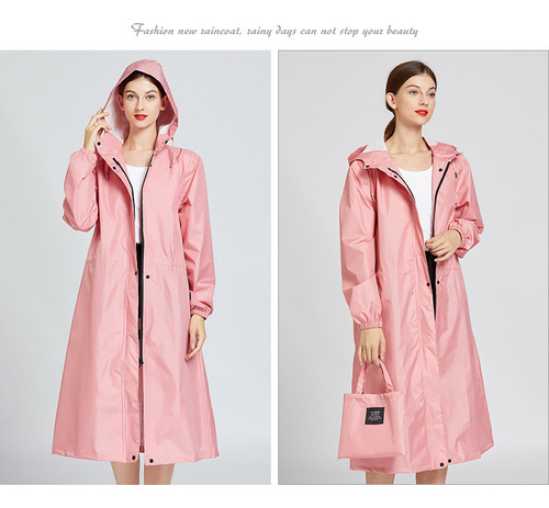 Chubasqueros Largos Para Mujer Chaqueta Impermeable Plegable