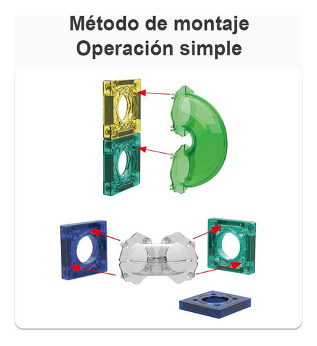 Juguete Bloques Magnéticos De Construcción 73 Pzs