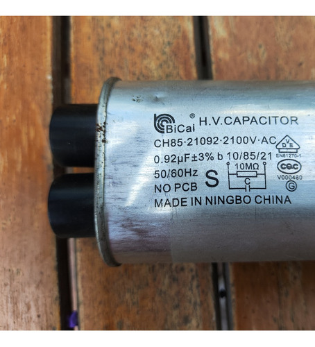 Capacitor De Microondas 0.92 Uf
