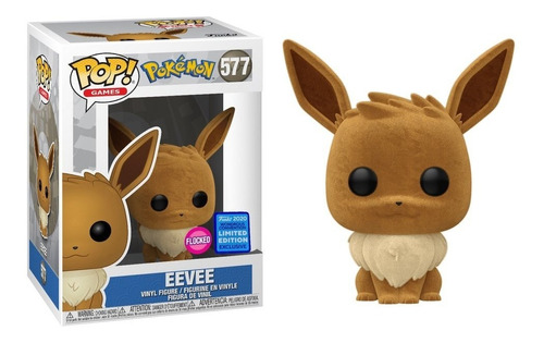 Pop! Funko Eevee Flocked Exclusive #577 | Pokemon