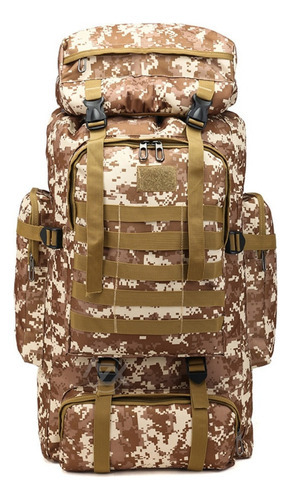 Mochila de camping impermeable Military Camping de 80 litros