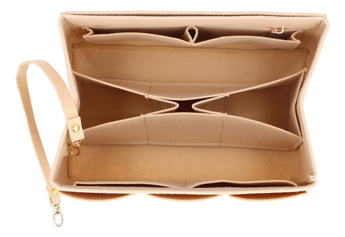 Organizador De Bolsos Con Inserto De Fieltro Caqui De Gran C