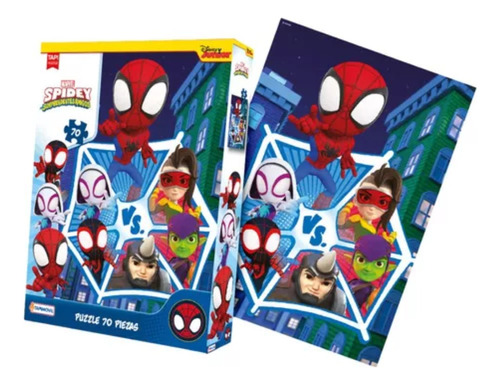 Puzzle 70 Piezas Spidey Y Sus Sorprendentes Amigos Vsp03325 