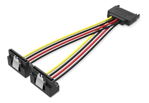 Cable Sata Power 1x2 Splitter Macho A 2 Hembras 90° Vention