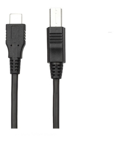 Cable Evox Cusbb Usb C A B 3.0 Negro 1m Impresora Escáner