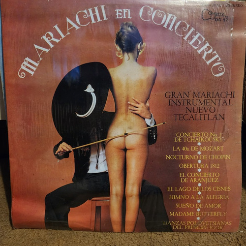 Disco Lp Gran Mariachi Instrumental Tecalitlan-concierto W
