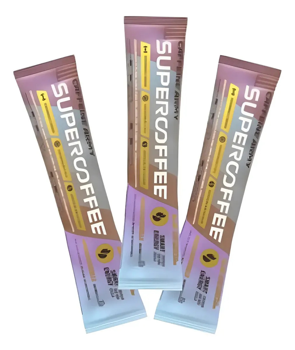 Kit 03 Sachê Supercoffee To Go 3.0 Café Caffeine Army 10g Sabor Choconilha