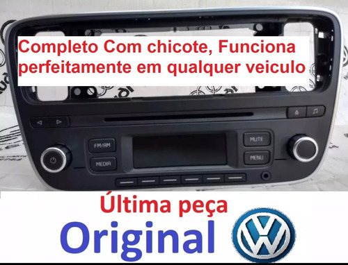 Radio Original Up Completo + Chicote + Canbus Volkswagen 