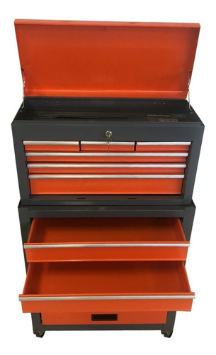 Imagen 3 de 5 de Caja Herramienta Gabinete Set De Dos Y Seis Cajones