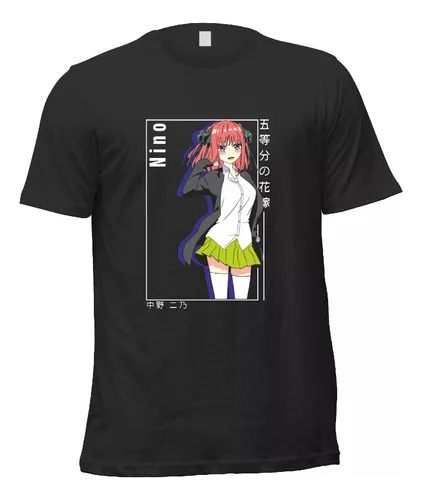 Remera Go Tobun No Hanayome Nino Nakano N02 A2 Unisex