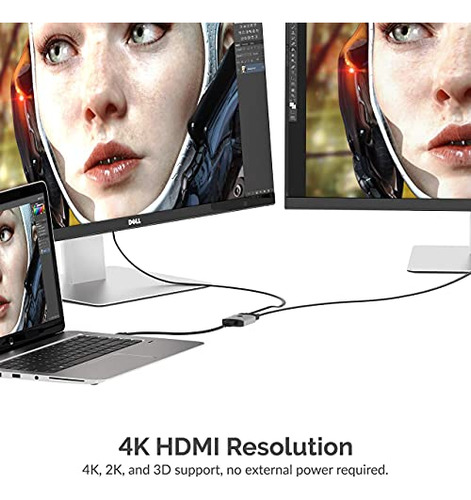 Conmutador Hdmi Dual 4k + Usb 2.0 Para MĂșltiples Dispositivo