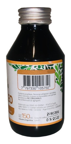 Imagen 3 de 3 de Propóleo Jab 150ml Expectorante, Reduce Tos Y Flema Grandiet