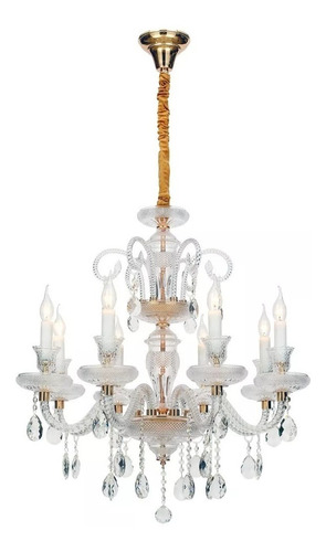 Lustre Elysee Dourado - Bk5308 -bella 110V/220V