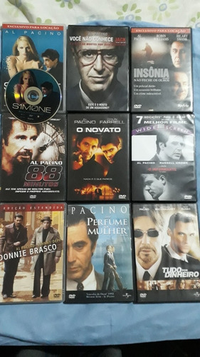 9 Dvd Al Pacino Simone/perfume Mulher/informante/novato A36