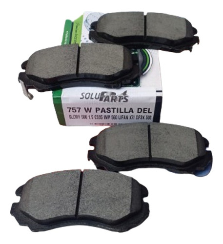 Pastillas De Freno Delanteras Lifan X7 Calidad Mejorada (w)