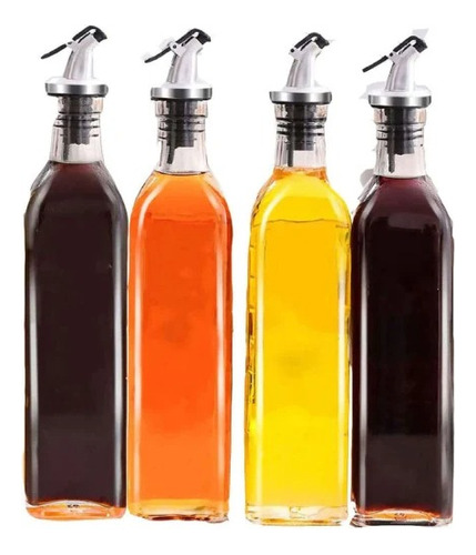 Botellas Dispensadoras De Aceite Oliva Y Vinagre Pack 2