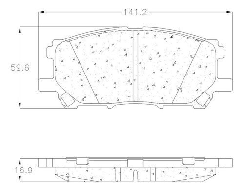 Balatas Grc Lexus Rx400h 2006/2008 Del