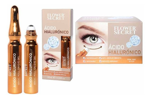 Serum Contorno Ojos Roll-on Con Acido Hialuronico Anti Edad