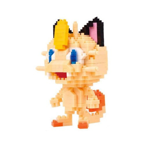 Figura Micro Brick Para Armar De Pokemon Meowth Vdgmrs