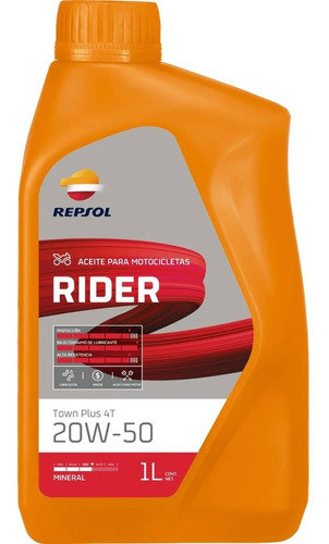 Aceite Repsol Motos Rider Town Plus 20W-50 1L