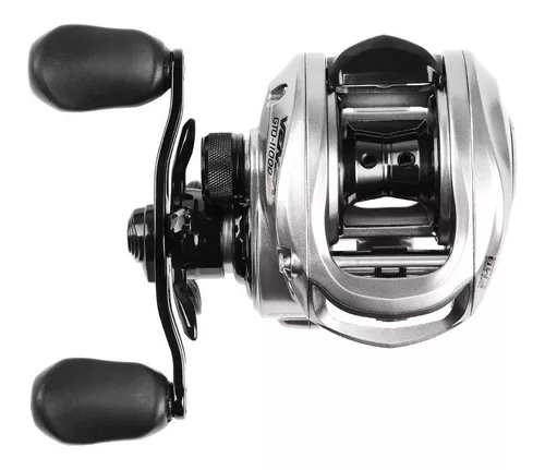 Reel rotativo Marine Sports Venza GTO 11000 derecho color plateado